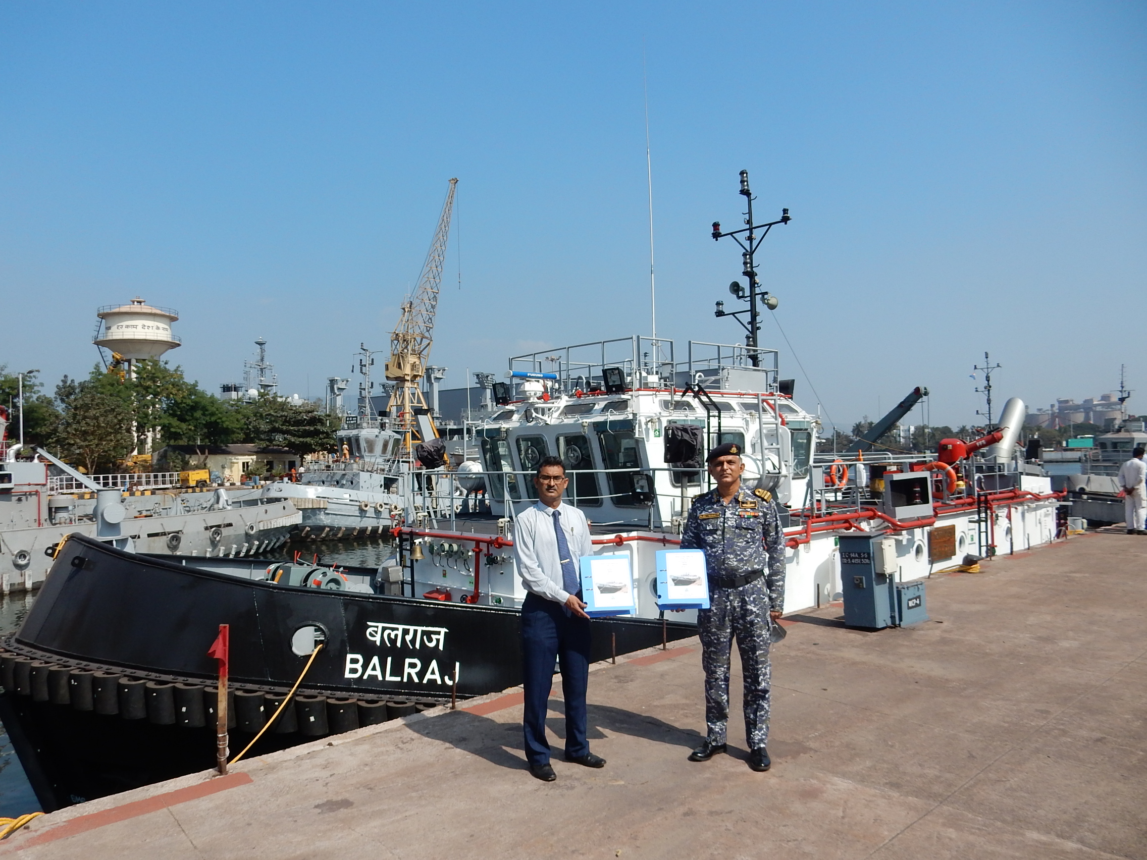 Hindustan Shipyard Delivers 3rd 50 Ton Tug Boat